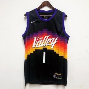New Phoenix Suns Black Valley Jersey (Devin Booker)